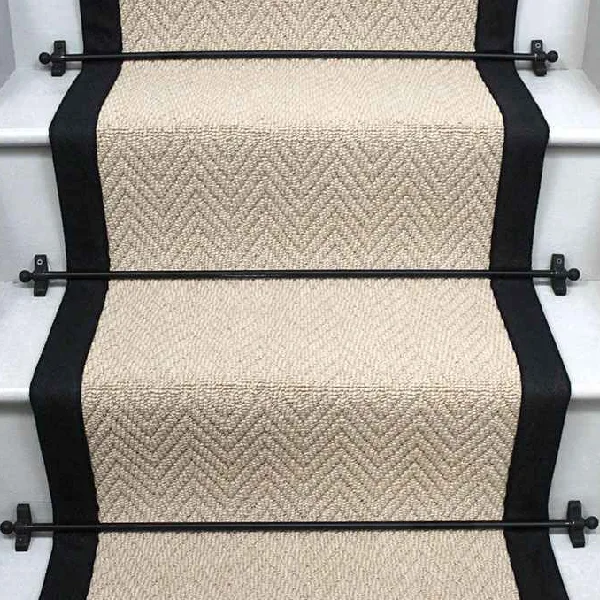Baileys-Herringbone-Stair-Runner-with-a-black-border